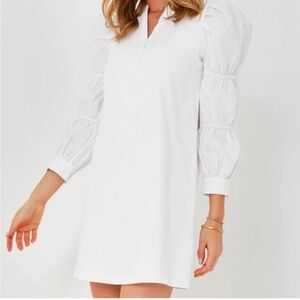 Tuckernuck hyacinth House white poplin sleeve Willa mini dress size XS